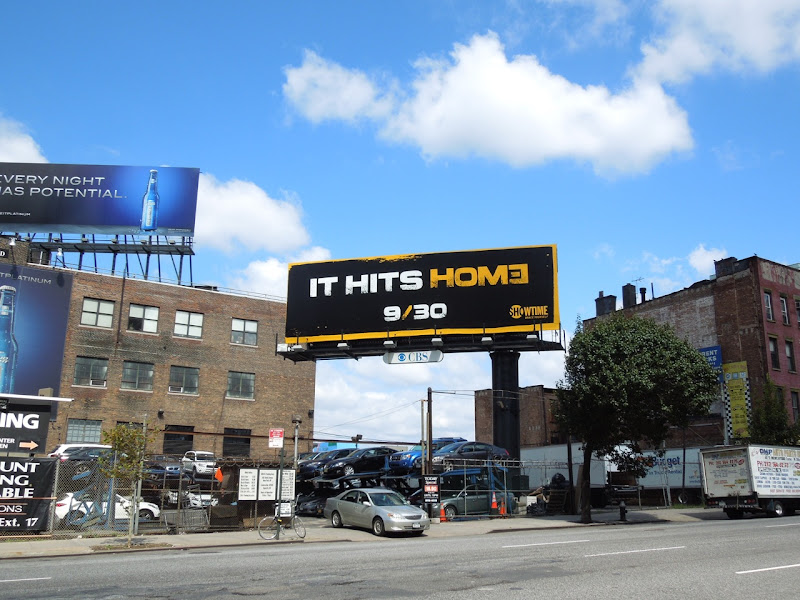 Homeland season 2 teaser billboard NYC