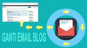 Contoh gambar ganti email blog