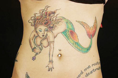 Mermaid Tattoo Design For Women 5