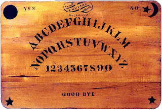 The Original Ouija Board - c. 1890 Kennard Novelty Company; photo source Wikimedia Commons