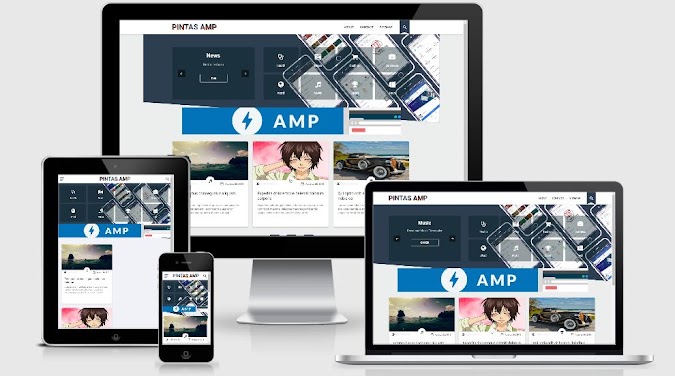 Download Gratis Template Purple AMP redesign v1