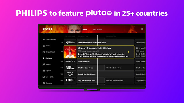 Pluto TV Launches on Philips Smart TVs In 25+ Markets Across Europe and Latin America Through Partnership With TP Vision