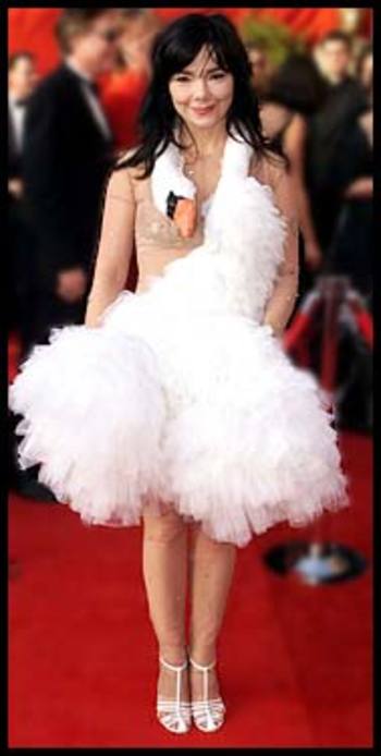 bjork dress swan
