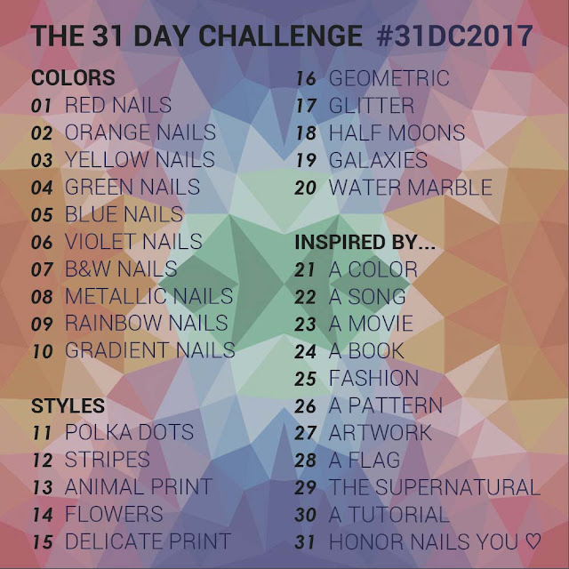 31 day nail art challenge image