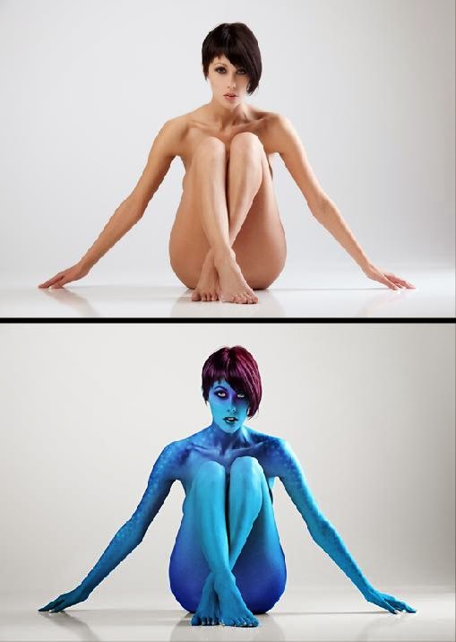 Photoshop body paint tutorial   CreativeVerse