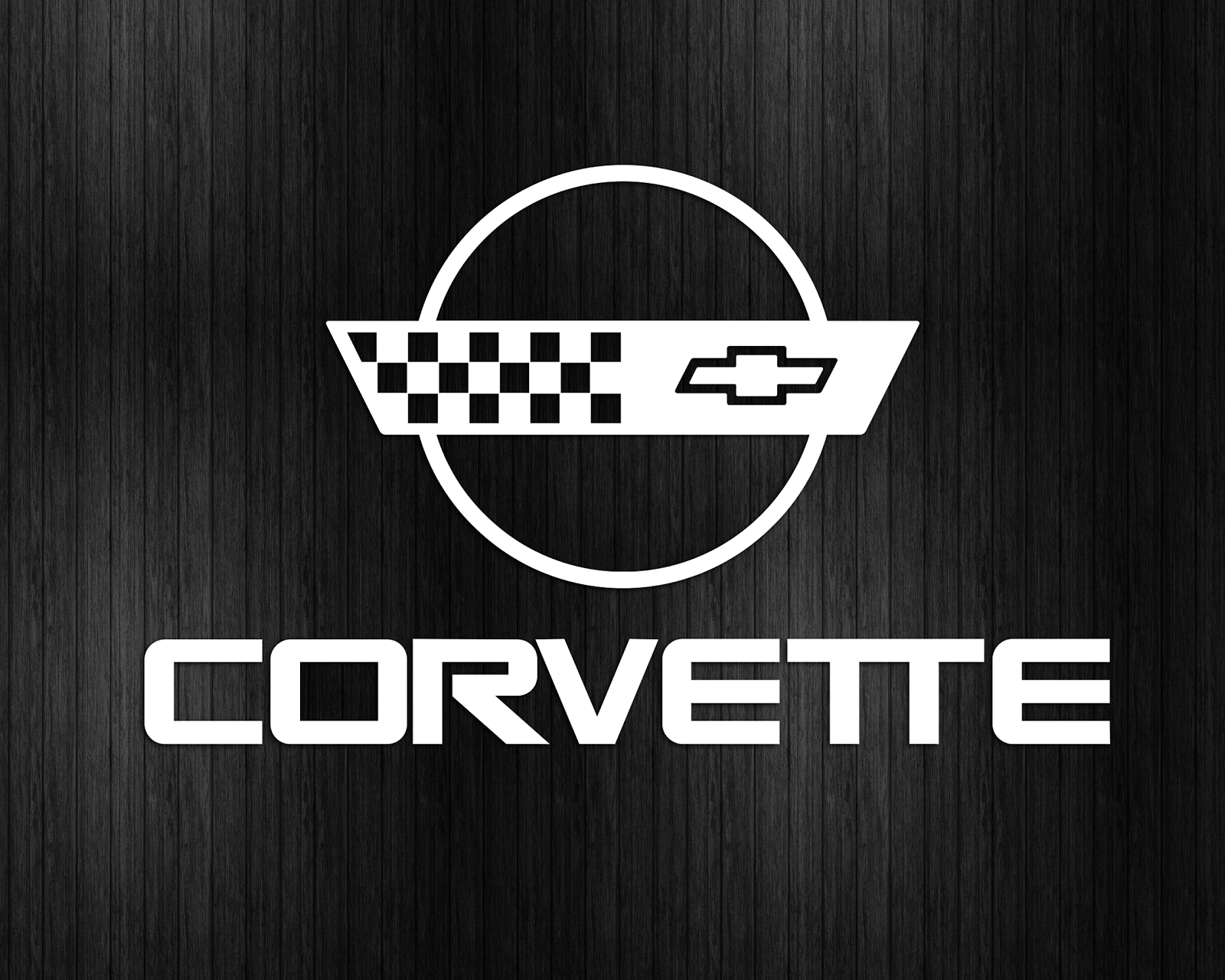 ... : CHEVROLET CORVETTE logotype .dxf for cnc + wallpaper free download