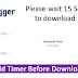 Add Blogger Post Download Timer Countdown HTML Code
