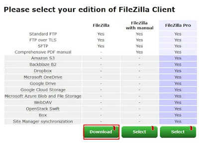 Unduh FileZilla Client 64