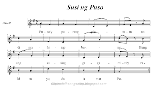 Filipino Traditional Folk Song: Keys of the Heart (Sheet Music