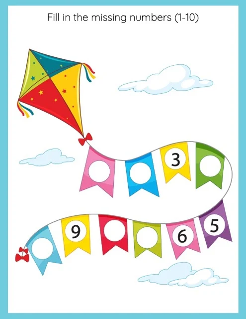 Missing Numbers Worksheet 13