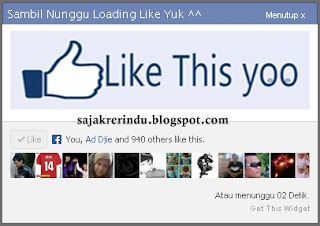 Cara Membuat Widget Like Facebook Dengan Pop Up JQuery