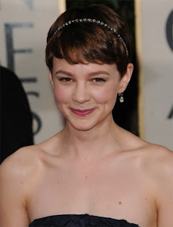 Carey Mulligan Short Formal Hairstyle