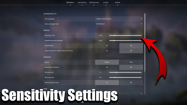 Sensitivity Settings