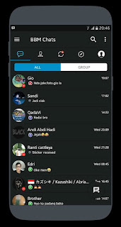 Download BBM MOD DARK OS Versi 3.3.1.24 APK For Android Terbaru Gratis