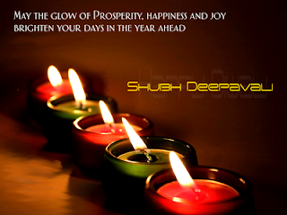 happy diwali candles