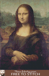 monalisa free cross stitch pattern