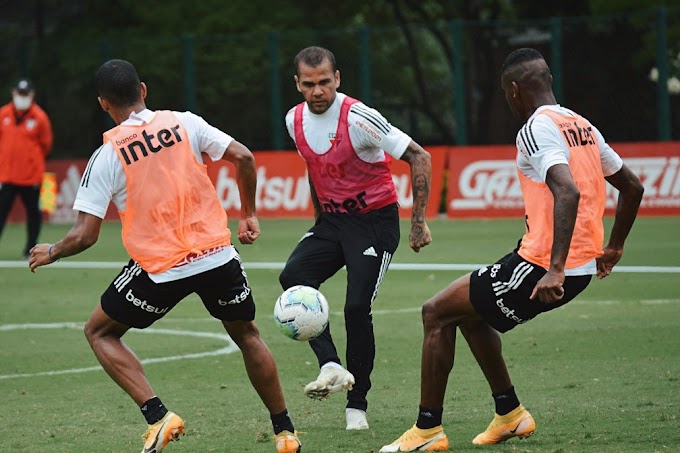 Jogadores do São Paulo testam negativo para Covid-19 em exames para o jogo contra o Atlético-MG