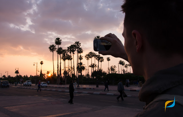 Zachód Słońca, Sun set in Morocco, Maroko, Marrakech, Marrakesz | FitFlames