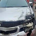 Nahas, Sedan Silver Ringsek Ditabrak KRL di Perlintasan KA Cengkareng