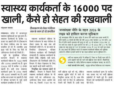 UP Health Workers Bharti 2023