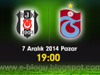 Beşiktaş Trabzonspor Maçı Ne Zaman Saat Kaçta Canlı Yayın Hangi Kanalda 7 Aralık 2014