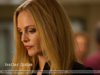heather graham, side face heather graham looking down