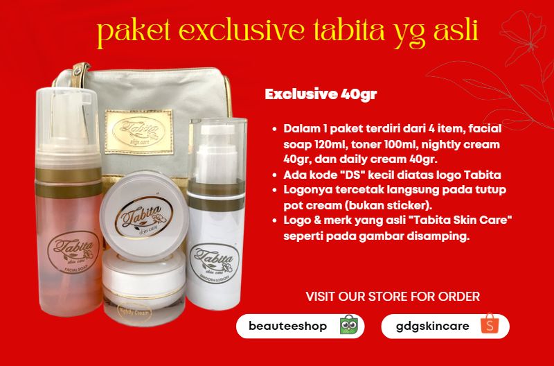 Foto Tabita Skin Care Paket Exclusive Yang Asli