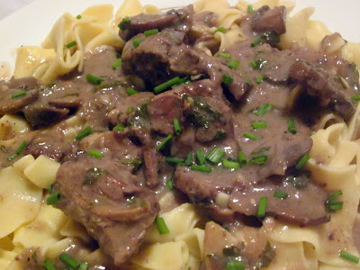 Hearty Yet Healthy Beef Stroganoff