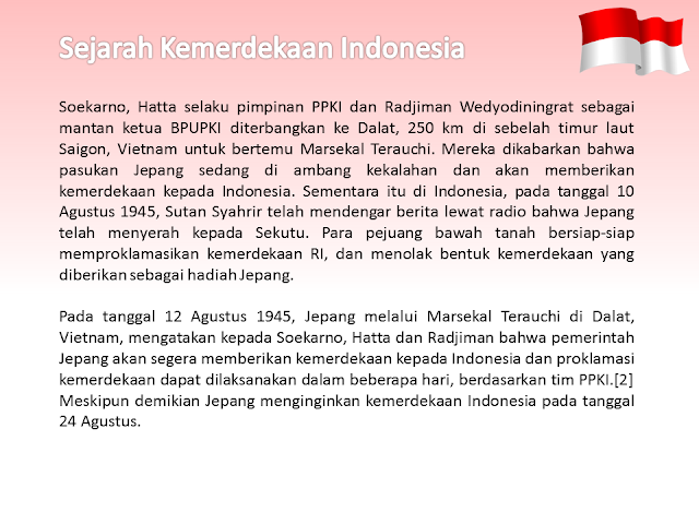 Sejarah Kemerdekaan Republik Indonesia