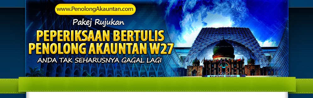 Nota pemirsa: Panduan Peperiksaan Penolong Akauntan W27