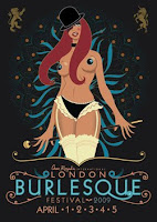 London Burlesque Festival 2009 poster