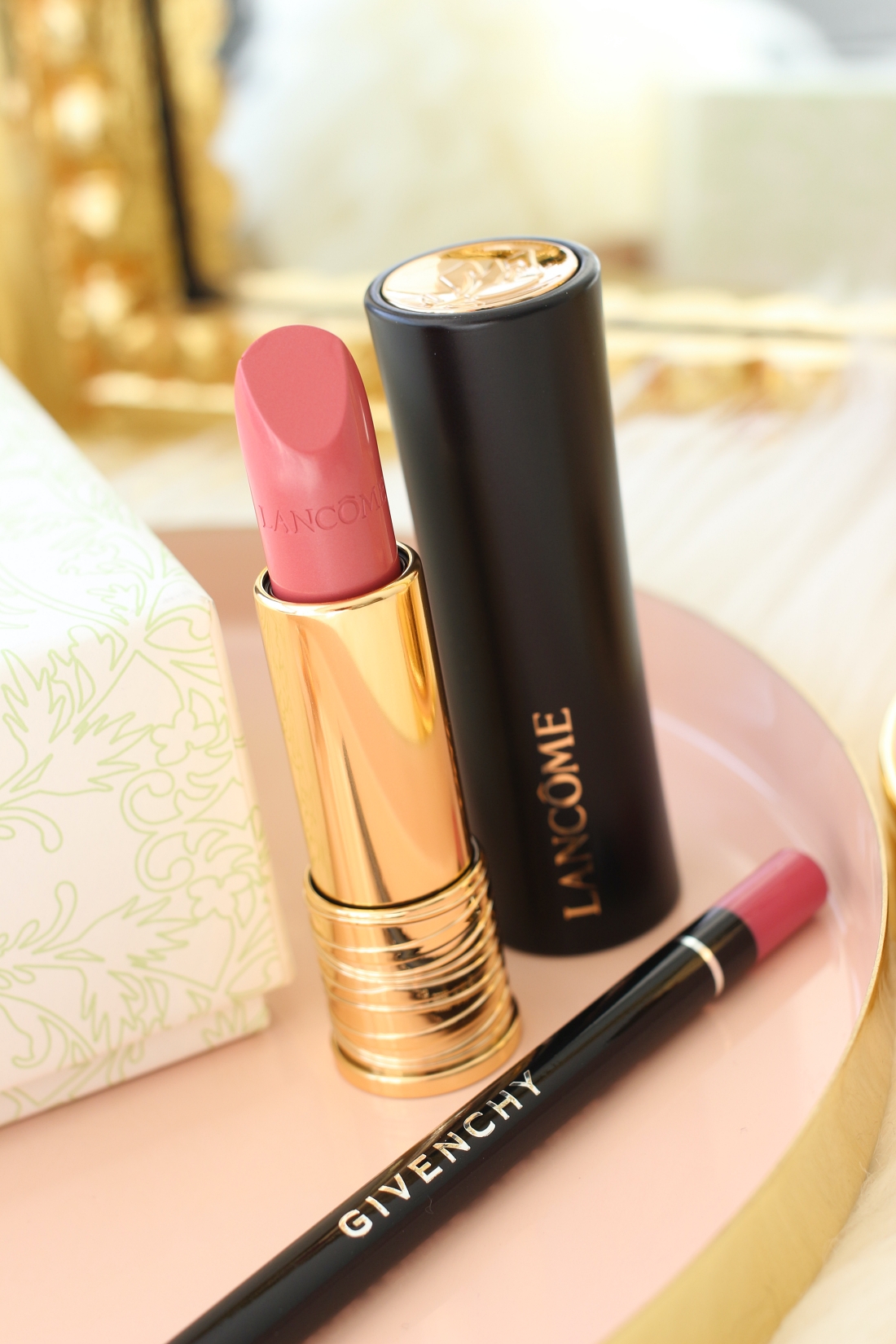 Lancôme L'Absolu Rouge lipstick Rose Nu
