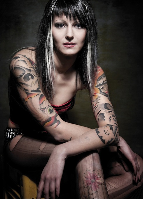 beautiful tattooed women