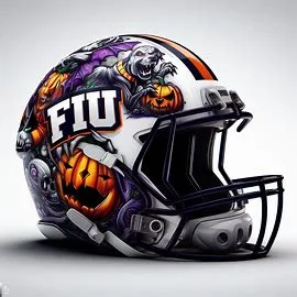 FIU Panthers Halloween Concept Helmets