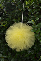  Pom Pom Princess, Yellow, Tulle, Pom Pom, 25cm,