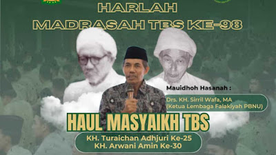 Format Jakarta Menggelar Haul Masyayih Madrasah TBS Kudus