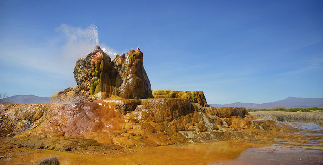 Mạch nước phun Fly Geyser, tuyệt tác từ sự vô tình