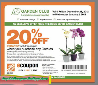 Free Printable Home Depot Coupons