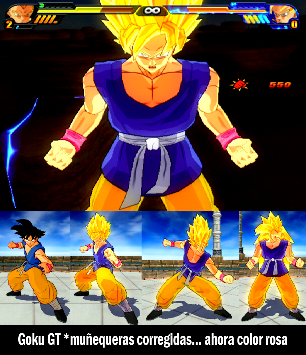 Batalla de los dioses DBZ transformacion fase Dios GOKU  - ver imagenes de goku fase dios