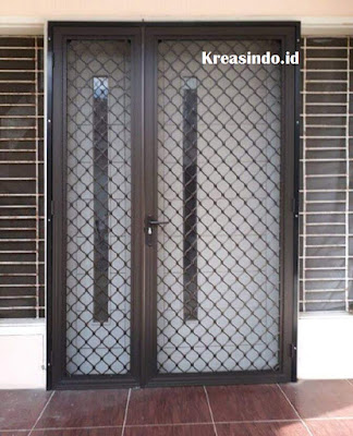 30 Info Model Pintu  Aluminium  Kawat Nyamuk