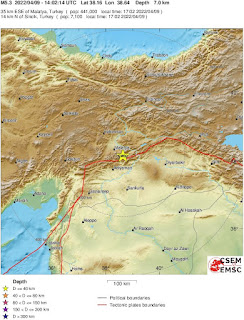 Cutremur moderat cu magnitudinea de 5,1-5,3 grade in Estul Turciei