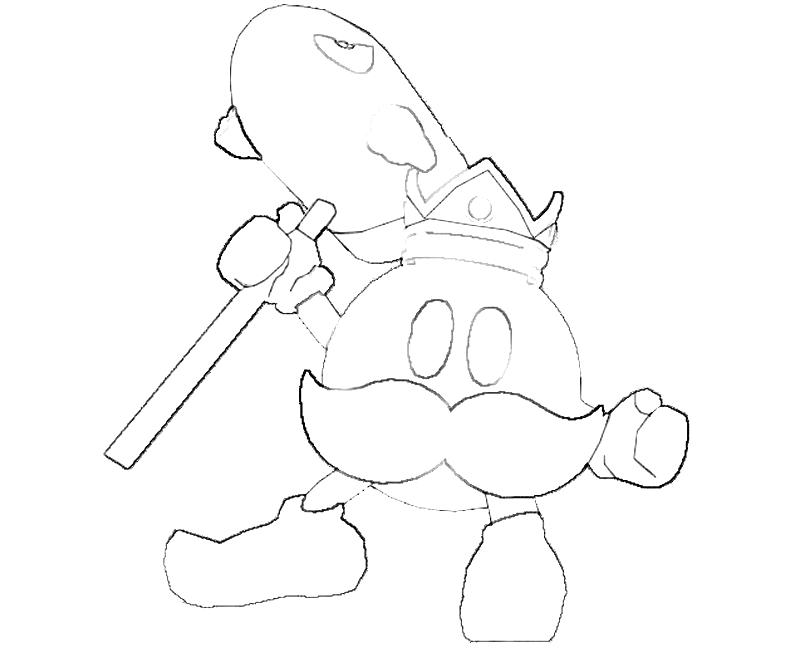 Download Mario King Bomb Coloring Pages Coloring Pages