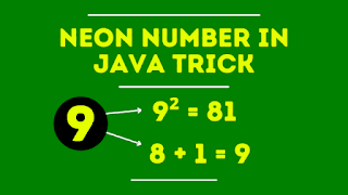 Neon Number In Java 2022