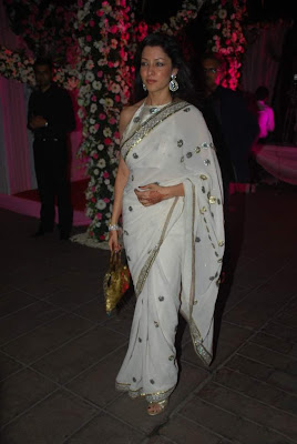 Bollywood Actress Aditi Govitrikar White Saree Photos