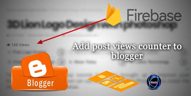 How to add post views counter to blogger