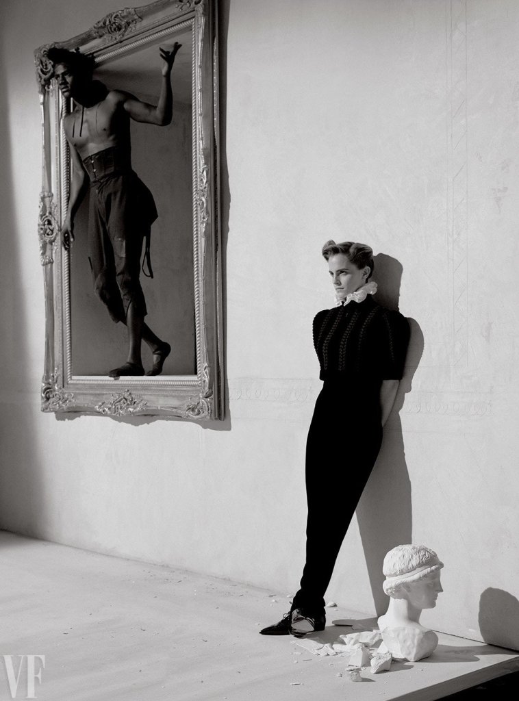 Emma Watson topless photoshoot for Vanity Fair magazine