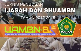 juknis penulisan ijasah dan shuambn 2018