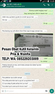 Bukti Real Asli Barang Sampai Obat Kutil Kelamin