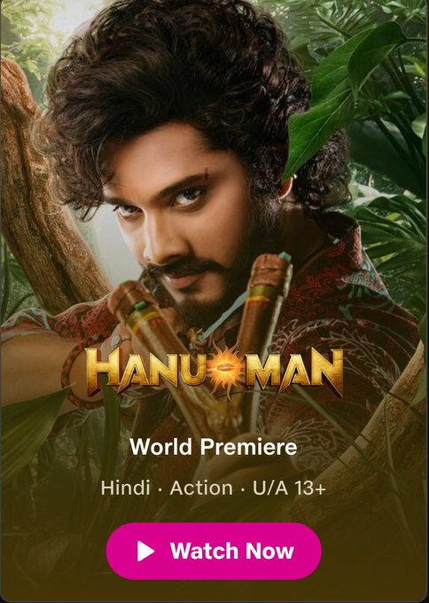 Hanuman 2024 ORG Hindi Dubbed 4K 2160p | 1080p | 720p | 480p JioCinema HDRip ESub Download