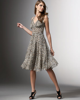 Brian Bradley Leopard Print Dress, $398